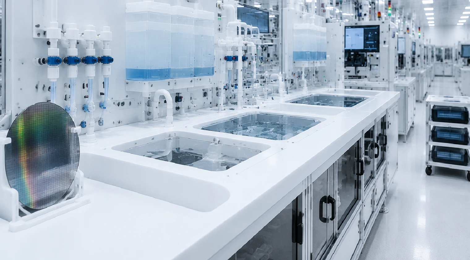 Semiconductor electronics process context for PP semicon screen access and maintenance planning
