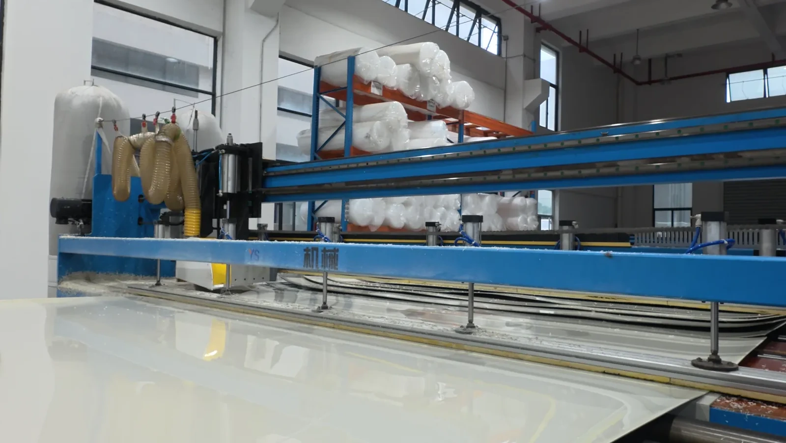 PP sheet production line equipment at QEEHUA