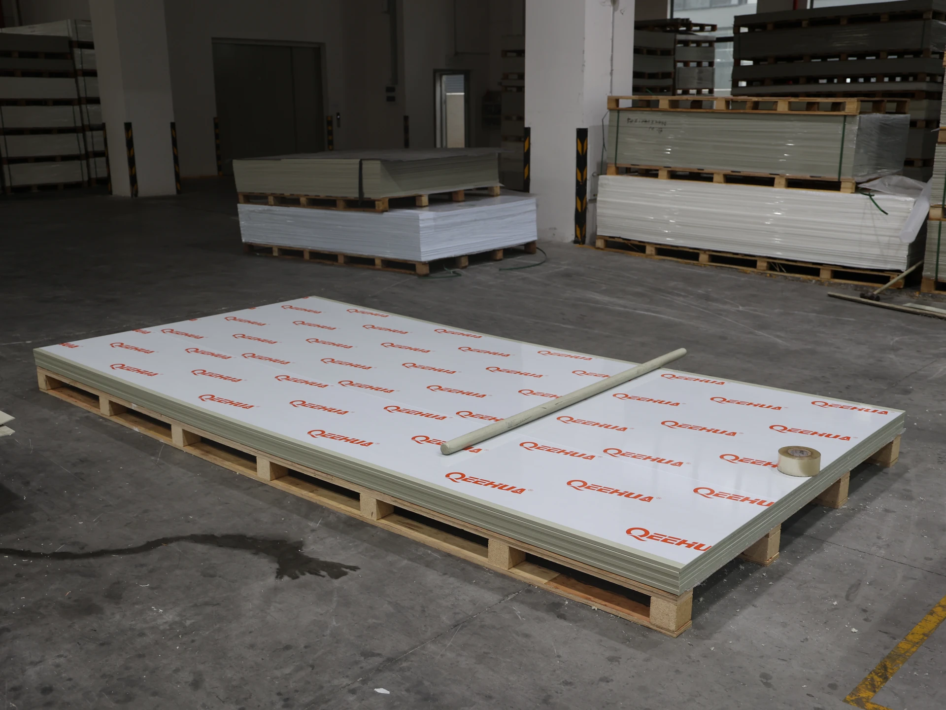PP sheet inventory prepared for project sampling and dispatch