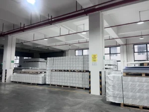 PP sheet inventory prepared for project sampling and dispatch